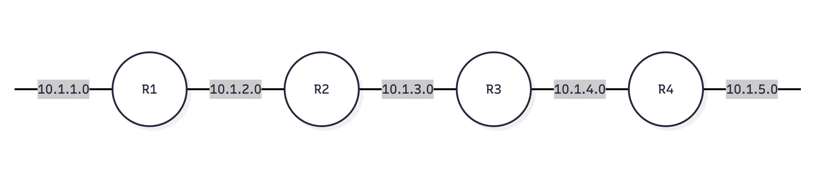 RIP network topology